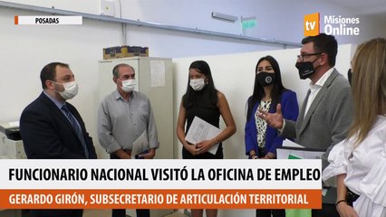Funcionario nacional visitó la Oficina de Empleo