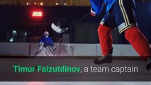 19-year-old Russian hockey player d after being hit by puck during game