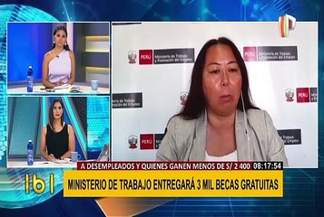 Ministerio de Trabajo entregará 3 mil becas gratuitas para capacitar a trabajadores