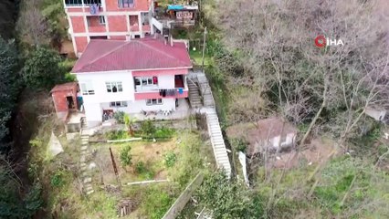 Engelli kadının merdiven talebi karşılandı