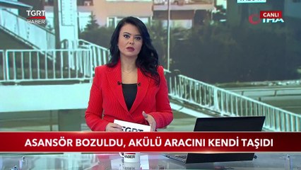 Asansör Bozuldu, Akülü Aracını Kendi Taşıdı