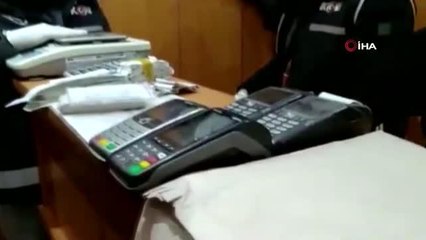 POS cihazı ve çek senet tefeciliği soruşturması
