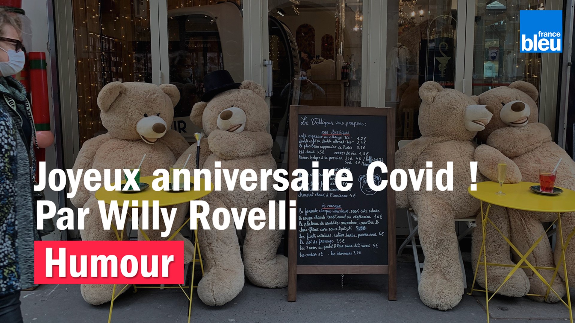 Humour Joyeux Anniversaire Covid Par Willy Rovelli Video Dailymotion