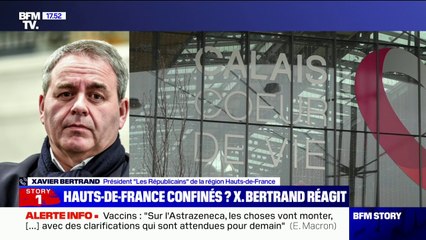 Xavier Bertrand: "Le confinement le week-end a porté ses fruits"