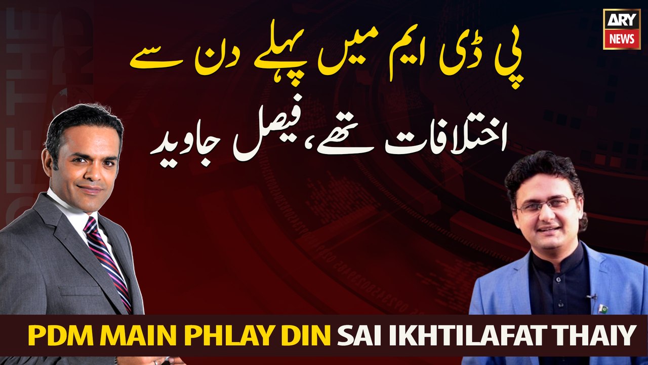 There were differences in PDM from day one, Faisal Javed
