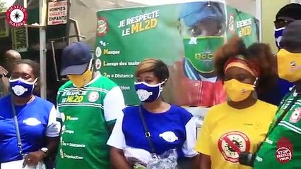 La plateforme des propriétaires de maquis en partenariat avec SOLIBRA sensibilise au port du masque