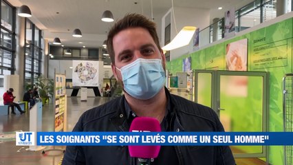 Edition spéciale 1 an du premier confinement : le 17 mars 2020 débutait le premier confinement, partout en France. Une période qui nous a tous marquée. Le JT est donc présenté depuis le CHU de Saint-Etienne.