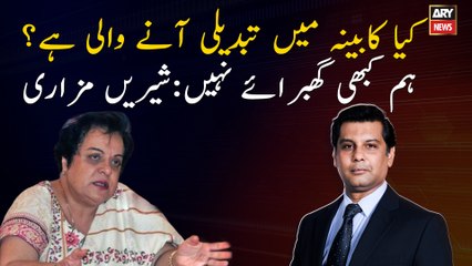 We were never nervous from PDM: Shireen Mazari