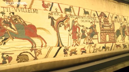 Una squadra di restauratori per salvare il millenario Arazzo di Bayeux
