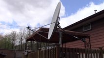 Setting up a Ku Band dish with an Actuator and a Dish Mover - The Moving Satellite Dish