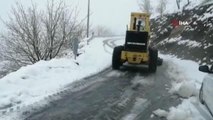 Aydın'da karla mücadele çalışmaları devam ediyor
