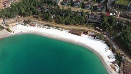 Sahildeki beyaz kumda korkutan gerçek ortaya çıktı; yüzde 55'i mermer tozu