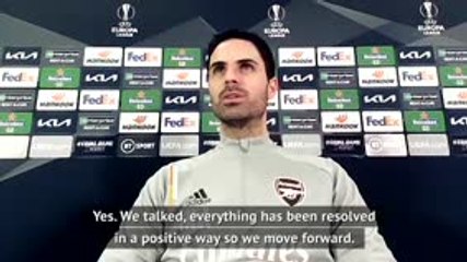 Arteta keen to move forward from Aubameyang drama