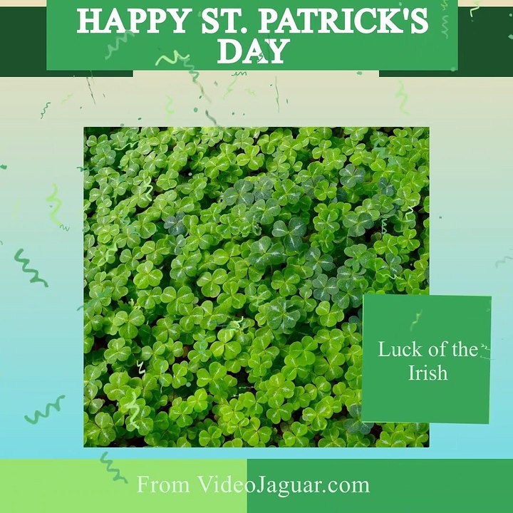 St. Patrick's Day Video Ad Template