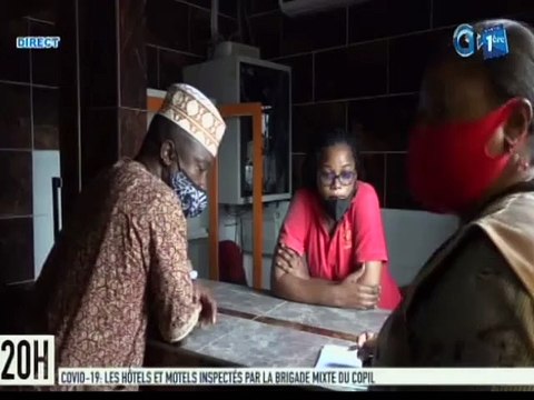 RTG/ Covid-19 - contrôle des hôtels et Mootels de Nzeng Ayong par la brigade mixte du COPIL