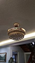 chandelier ceiling fan