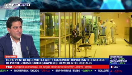 Nicolas Bernardin (Isorg) : Isorg vient de recevoir la certification du FBI pour sa technologie de pointe, utilisée sur des capteurs d'empreintes digitales - 17/03