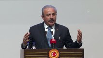ANKARA - TBMM Başkanı Şentop, ”Katılımcılık ve Çoğulculuk Ekseninde Türkiye'nin Cumhurbaşkanlığı Sistemi Konulu Çarşamba Konferansları'na katıldı (5)