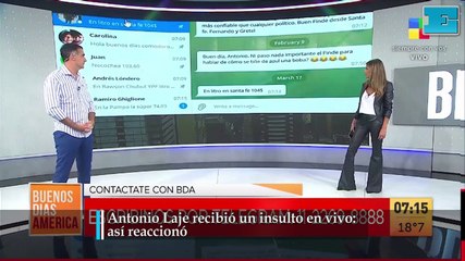 Antonio Laje recibió un insulto en vivo: así reaccionó