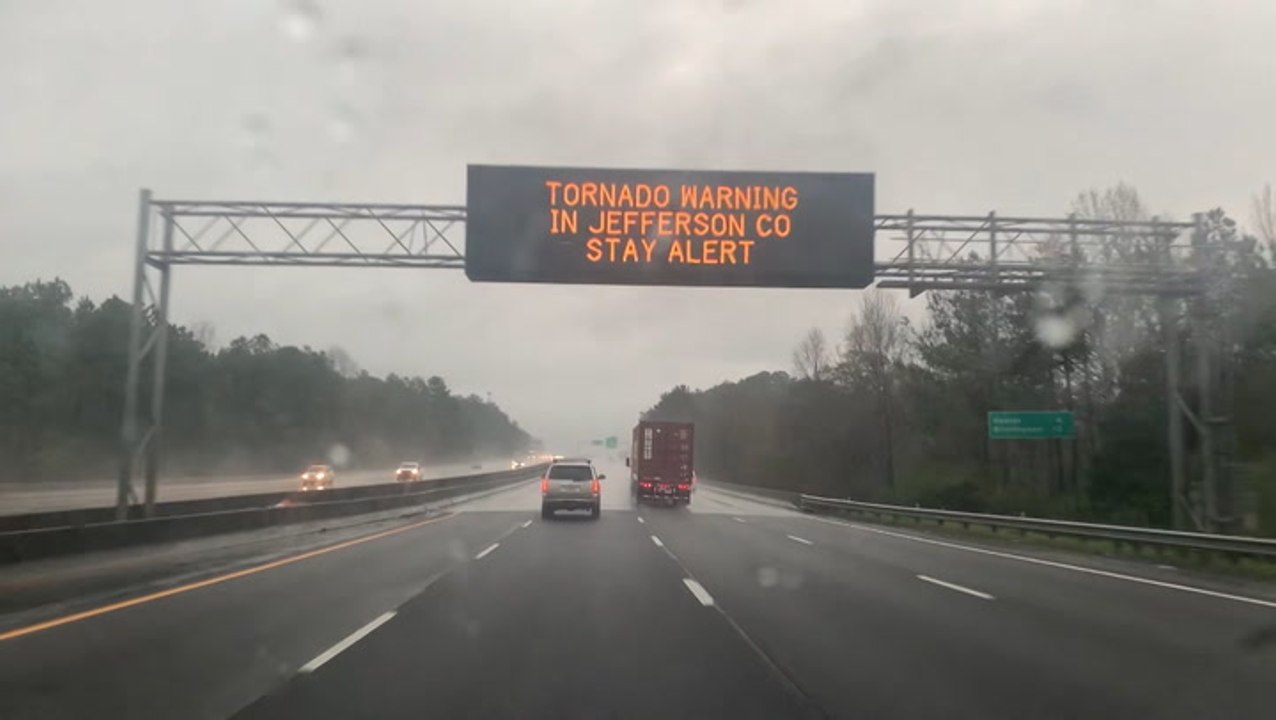 Several tornadoes reported across the south Wednesday