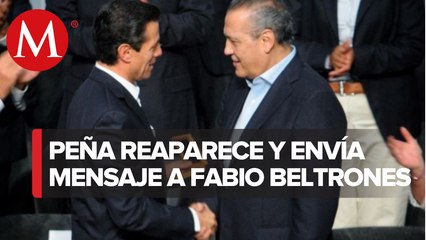 Peña Nieto lamenta muerte de Sylvia Sánchez Estrada, esposa de Manlio Fabio Beltrones