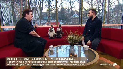 Robotter øger social trivsel | Lovot | Hanne & Mikkel | Go morgen Danmark | 17 Marts 2021 | TV2 Play - TV2 Danmark