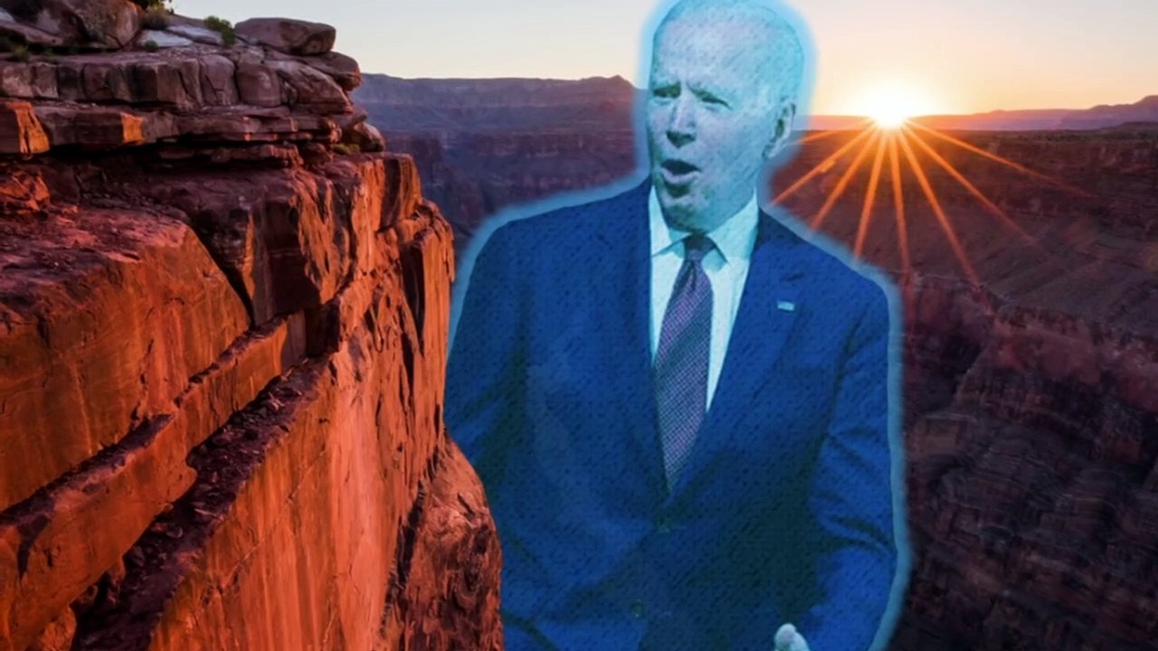 Wake Up America Biden CGI  Green Screen Hologram