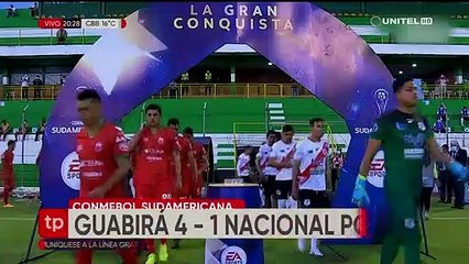 Guabirá da el primer golpe tras golear a Nacional Potosí