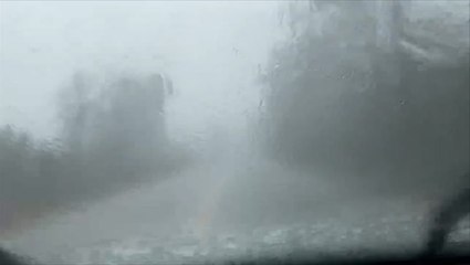 Driving through severe storms