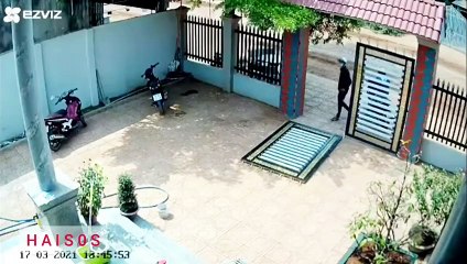 Vợ bảo vệ chồng khi cướp lẻn vào nhà