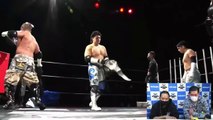 Masashi Takeda, Takayuki Ueki & Toshiyuki Sakuda vs. Daisuke Masaoka, Jun Kasai & Toru Sugiura