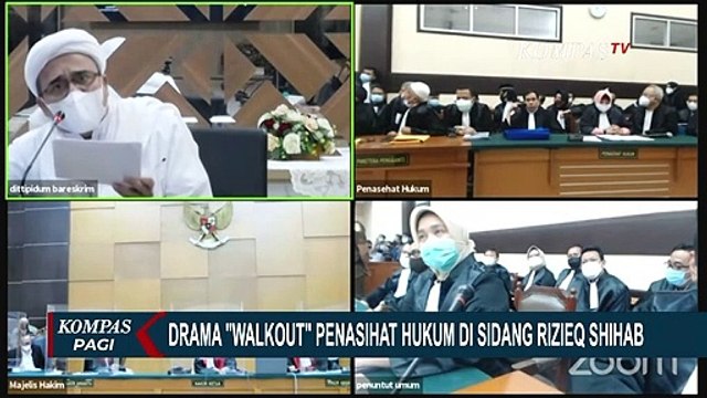 Pengacara Walkout di Sidang Rizieq Shihab, Peradi: Penasihat Hukum Bisa Disanksi