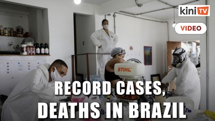 Pandemic accelerates in half of the Americas, Brazil faces record cases, deaths