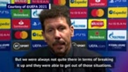 Chelsea were better than Atletico, says Simeone