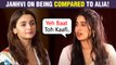 Janhvi Kapoor COMPARED To Alia Bhatt | Actress Gives An EPIC Reply