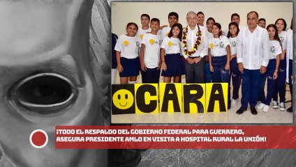 Todo el respaldo del gobierno federal para Guerrero, asegura presidente AMLO en visita a Hospital Rural La Unión