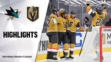 Sharks @ Golden Knights 3/17/21 | NHL Highlights