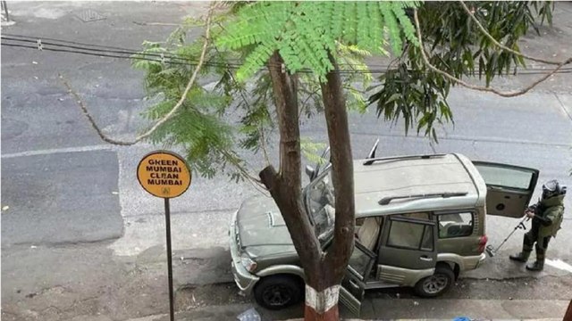 Antilia case: Is person wearing PPE kit in CCTV Sachin Vaze?