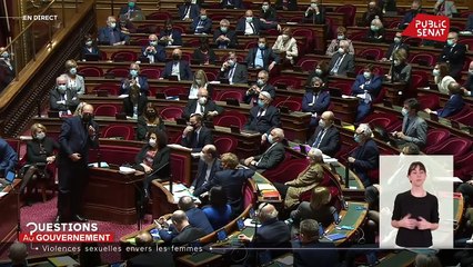 Le garde des Sceaux Eric Dupond-Moretti pris violemment à partie par une sénatrice sur l'affaires George Tron : " Vous avez traité de menteuses les victimes pendant tout le procès !"