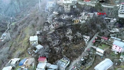 Artvin’de yangın felaketinin boyutu, gün ağarınca ortaya çıktı
