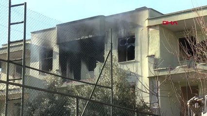 ANTALYA Metruk binada çıkan yangın, büyümeden söndürüldü