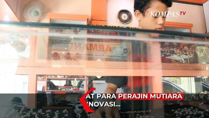 Mewah! Tali Masker Berbahan Mutiara Hasil Perajin di Mataram Craft Center