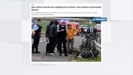 Saint-Etienne : 18 cyclistes fauchés par une voiture
