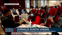 Puluhan Jurnalis Sukabumi Suntik Vaksin Dosis Kedua
