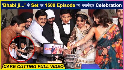 Bhabi ji Ghar Par Hai Cast Celebrate 1500 Episodes| Cake Cutting Full Video