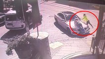 İstanbul'da dehşete düşüren kaza! Lüks otomobiliyle iki kişiye çarpan sürücü olay yerinden böyle kaçtı
