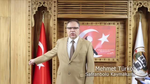 Protokol üyeleri, şehit yakınları ve gazilerden Çanakkale klibi