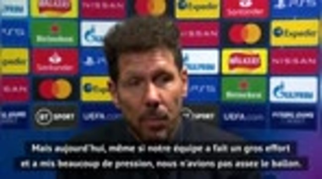 8es - Simeone : Nous devons apprendre et grandir