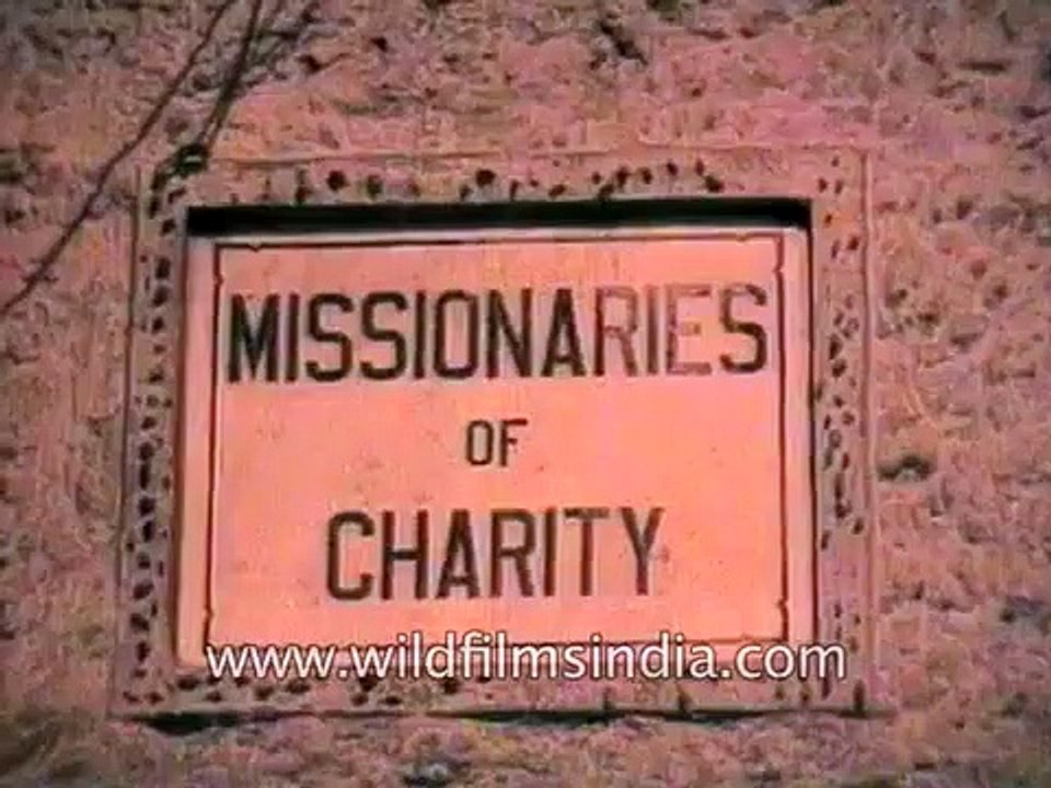 Mother Teresa at Missionaries of Charity, Kolkata