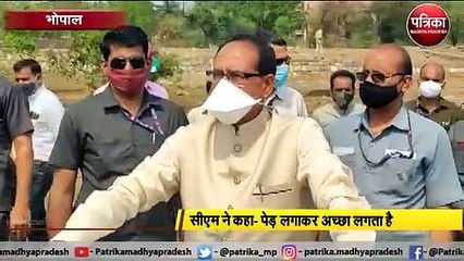 सीएम ने कहा- पेड़ लगाकर अच्छा लगता है